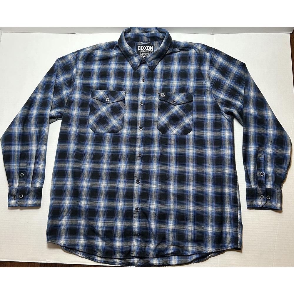 Dixxon West Coast Custom Flannel 3XL Limited Edition 202604106 Biker Casual EUC